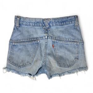 Levi’s Jeans 747 Vintage 70s Big E Denim Cutoff Shorts Womens 26”